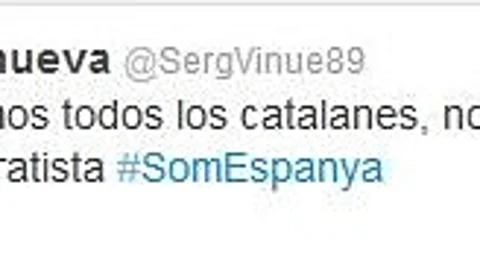 Twitter muestra a todo el mundo la españolidad de Cataluña y de los catalanes