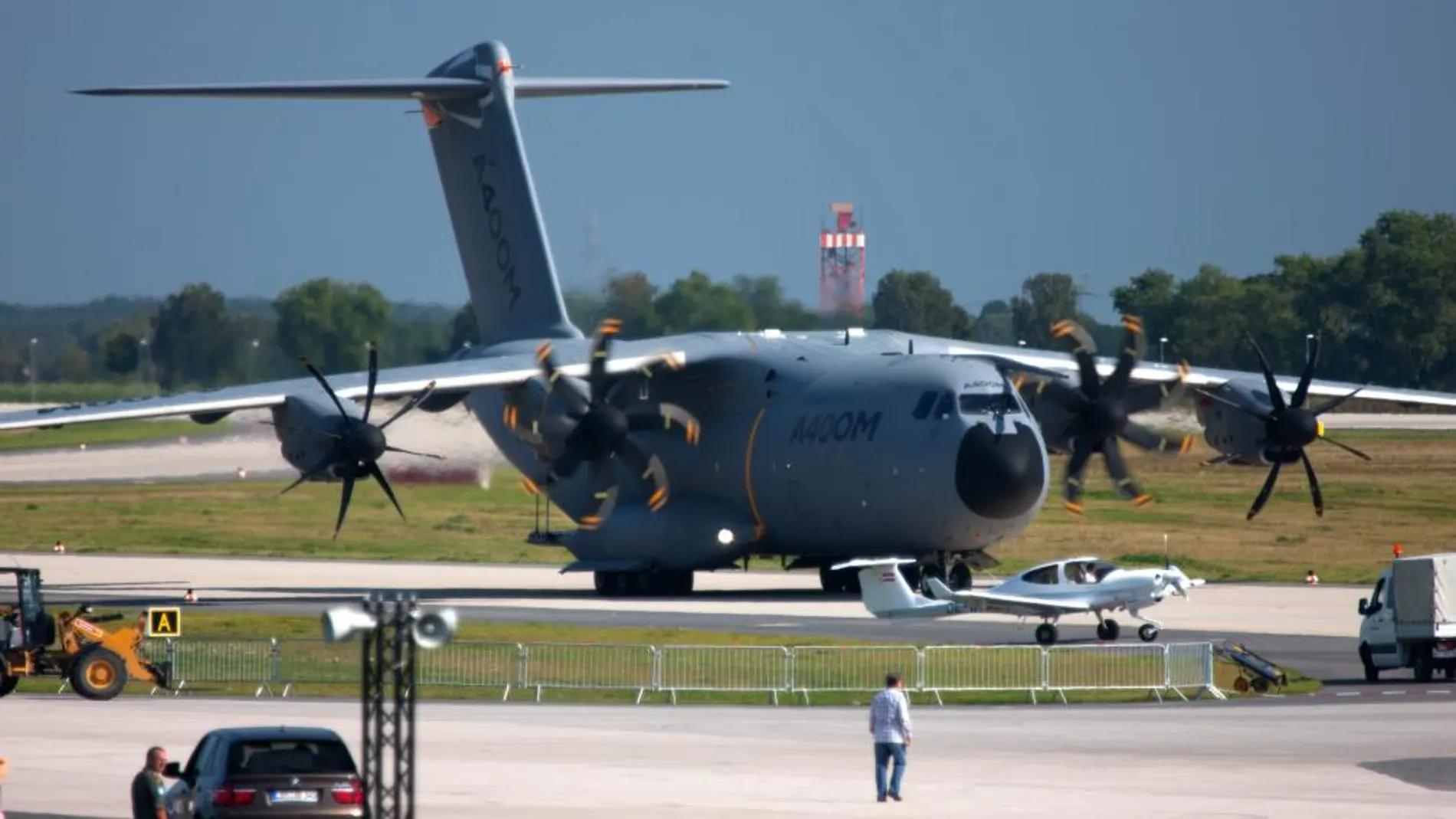 Imagen de un A400M de Airbus Military