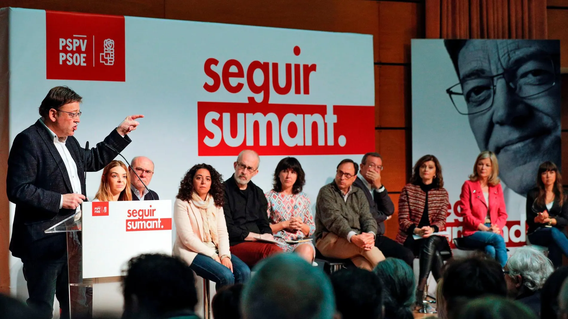 Puig clausuró ayer la Convención Programática que el PSPV-PSOE celebró este fin de semana en Castellón, Elx y la capital valenciana. LA RAZÓN