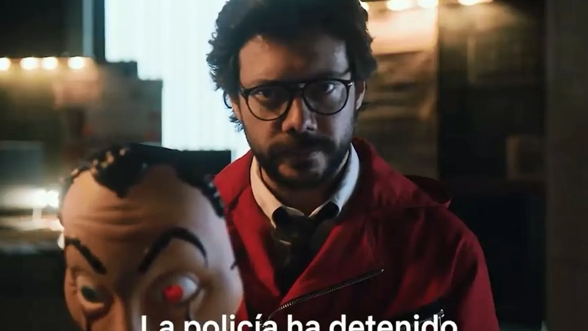 Imagen del vídeo promocional de La Casa de Papel