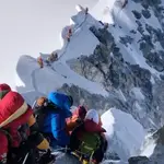 Un descenso del Everest