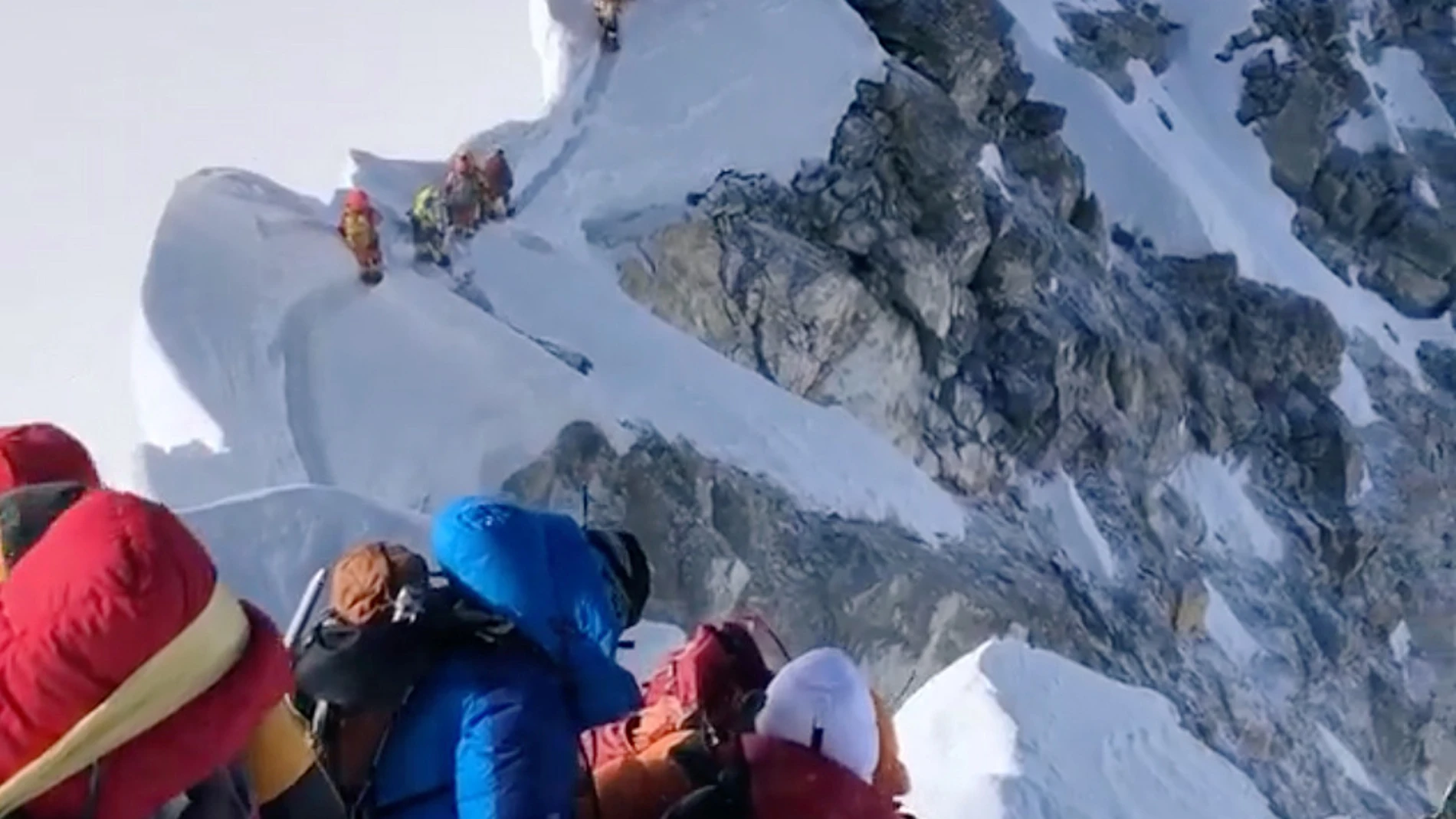 Un descenso del Everest