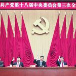 En esta fotografía, cedida ayer por la agencia Xinhua. se intenta dar una imagen de unidad dentro del Partido Comunista