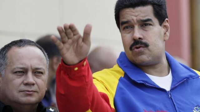 Diosdado Cabello y Nicolás Maduro en una foto de archivo