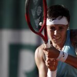 Aliona Bolsova, en su partido contra Alexandrova