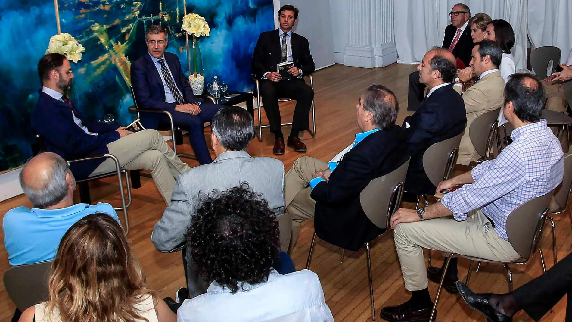 Un momento del encuentro con Antonio Jesús Rodríguez Castilla / Foto: Manuel Olmedo