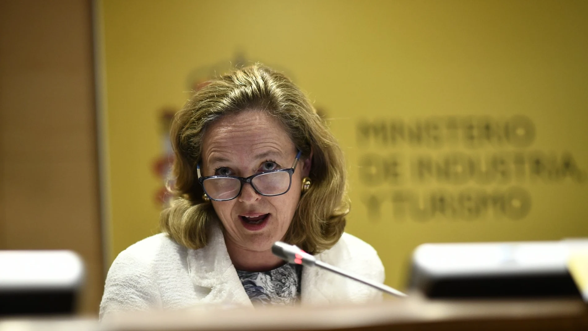 La ministra de Economía, Nadia Calviño