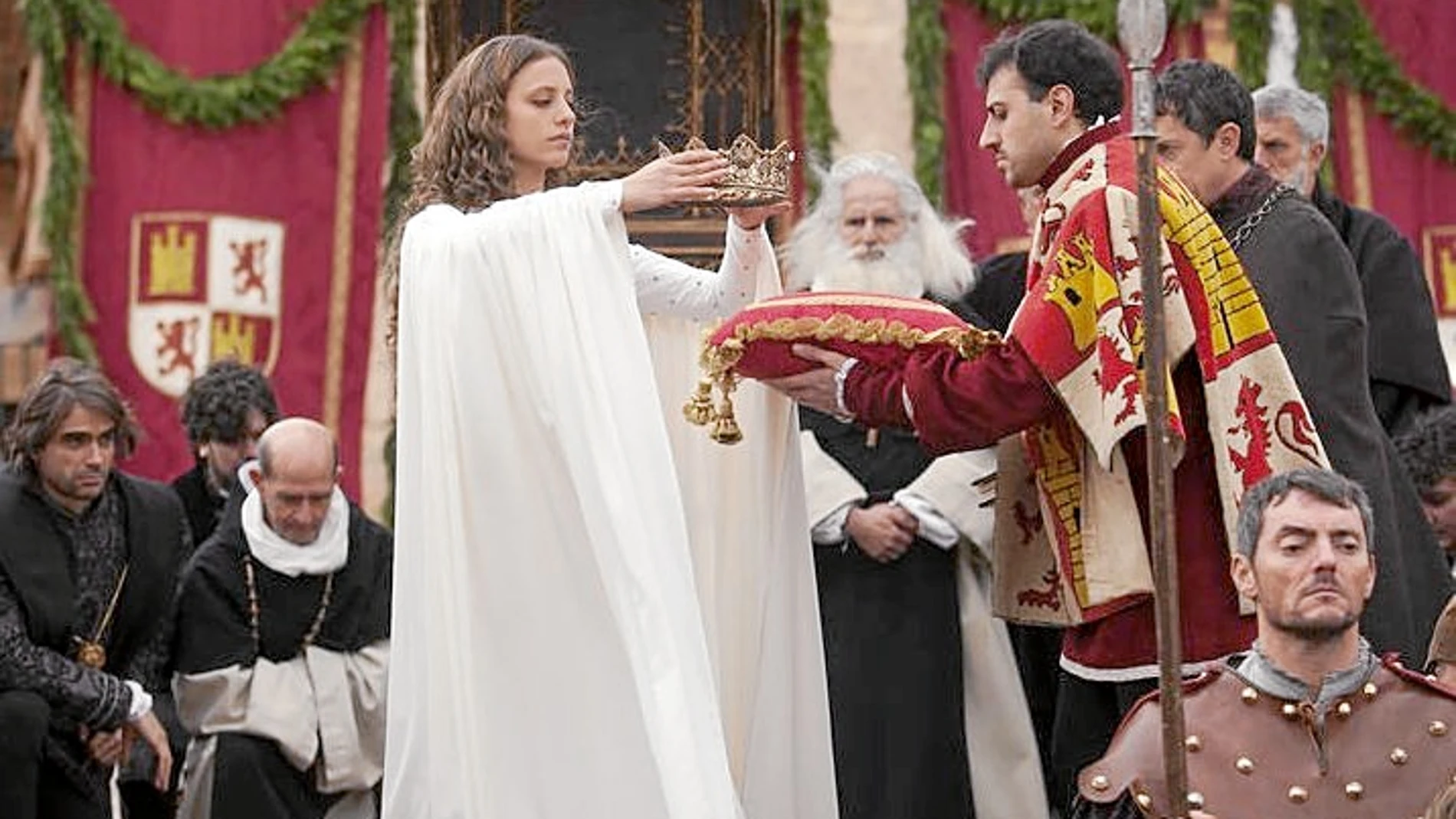 Michelle Jenner durante el episodio de la coronación