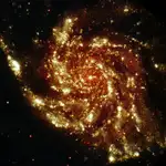  Un molinete cósmico en primer plano