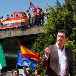 Albert Rivera, líder de Cs, en un mitin en Sevilla durante la campaña electoral / Foto: Efe