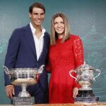 Nadal y Simona Halep, los defensores del título en individuales