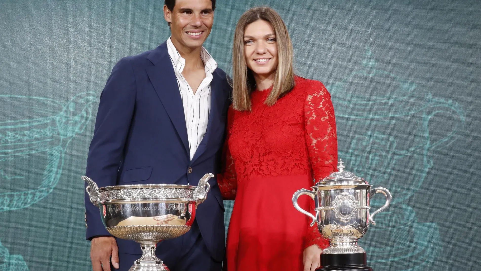 Nadal y Simona Halep, los defensores del título en individuales