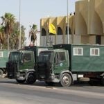 El Ejército egipcio, desplegado en el edificio del gobernador en Arish, en el Sinaí egipcio