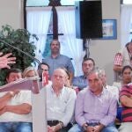 Rubalcaba dio un mitin en un hotel de Llanes, donde pasa sus vacaciones
