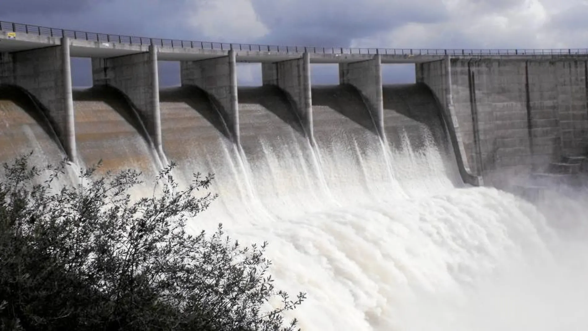 El pantano está actualmente al 87 por ciento de su capacidad