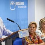 Herrera reitera ante la cúpula del PP su compromiso con castellanos y leoneses