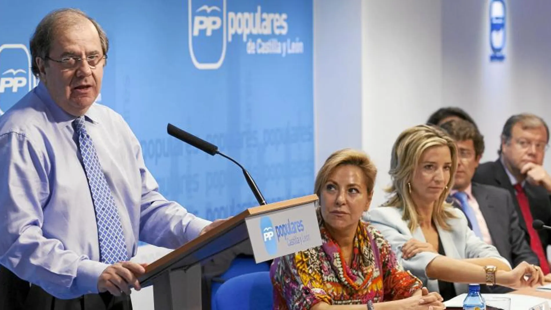 Herrera reitera ante la cúpula del PP su compromiso con castellanos y leoneses