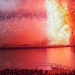 Más de 100.000 personas se congregaron en la Marina