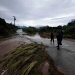 Zona de Marxuquera del término de Palma de Gandía que permanece cortado debido a las fuertes lluvias/Foto: Efe