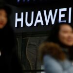 Tienda de Huawei en Pekín (China)