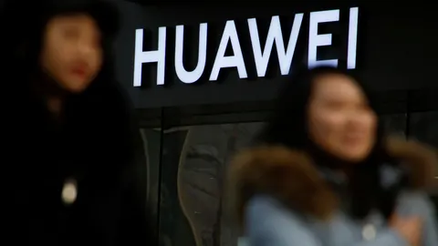 Tienda de Huawei en Pekín (China)