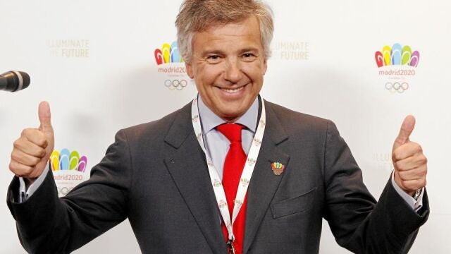 Juan Antonio Samaranch en apoyo de la candidatura