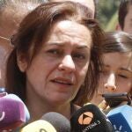 La abogada de Ruth Ortiz, María del Reposo Carrero, a su salida de la Audiencia Provincial de Córdoba