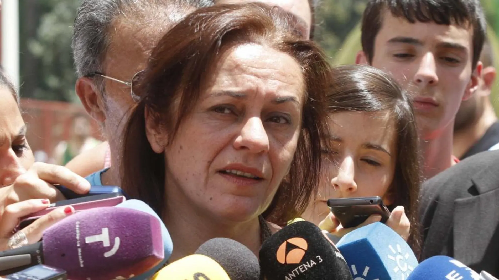 La abogada de Ruth Ortiz, María del Reposo Carrero, a su salida de la Audiencia Provincial de Córdoba