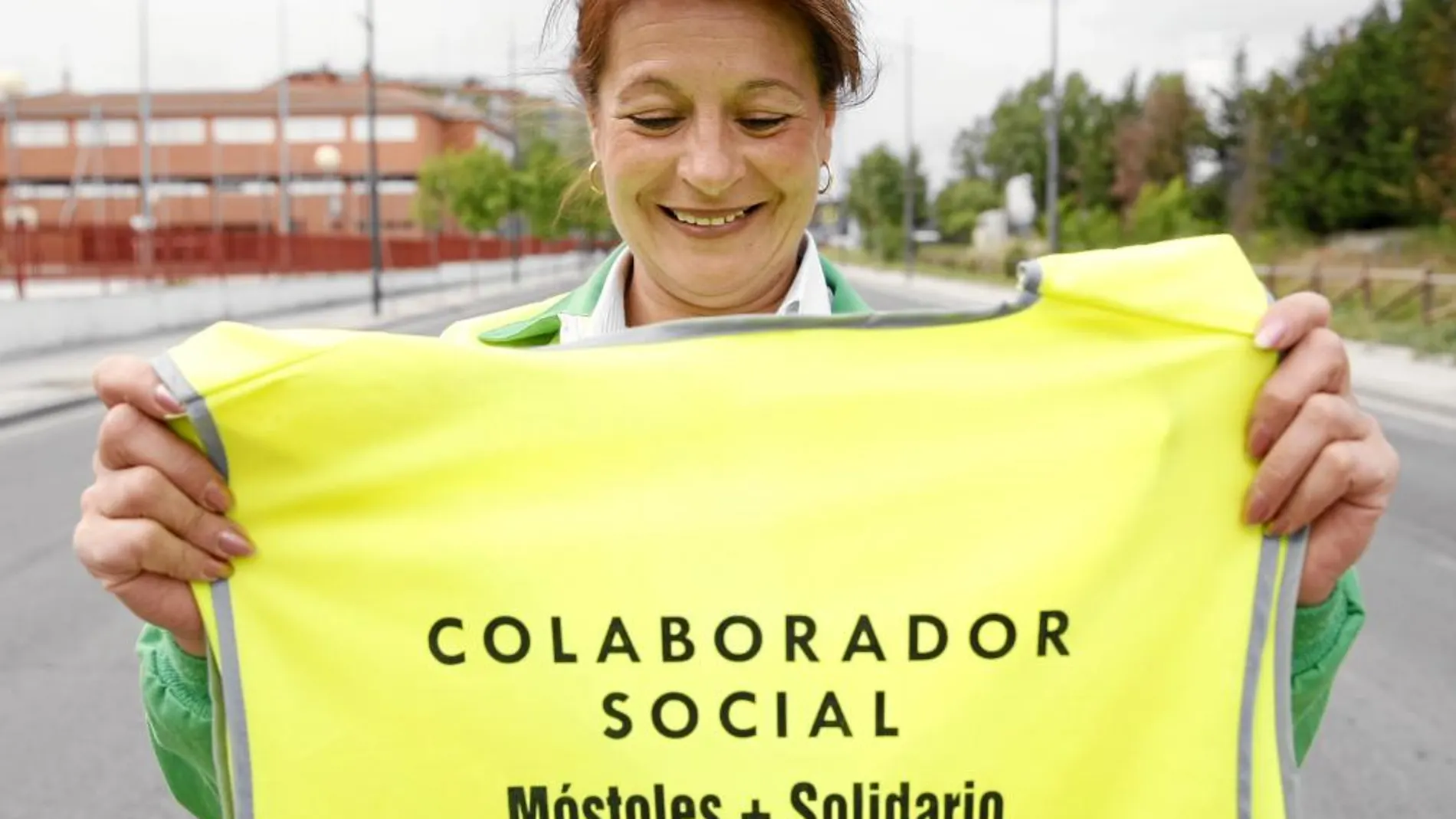 María Dolores Lucio llevaba dos años parada y en marzo comenzó a colaborar en el Ayuntamiento de Móstoles