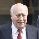 El ex tesorero del PP Álvaro Lapuerta, antecesor en este puesto de Luis Bárcenas, el pasado 7 de febrero tras declarar en la Fiscalía Anticorrupción, en la que contestó a todas las preguntas que se le formularon sobre la supuesta contabilidad B del PP.