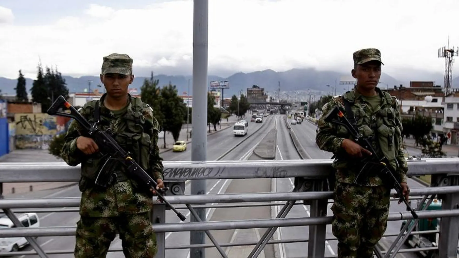 Santos sacó al ejército a la calle para evitar disturbios durante la huelga del sector agrario