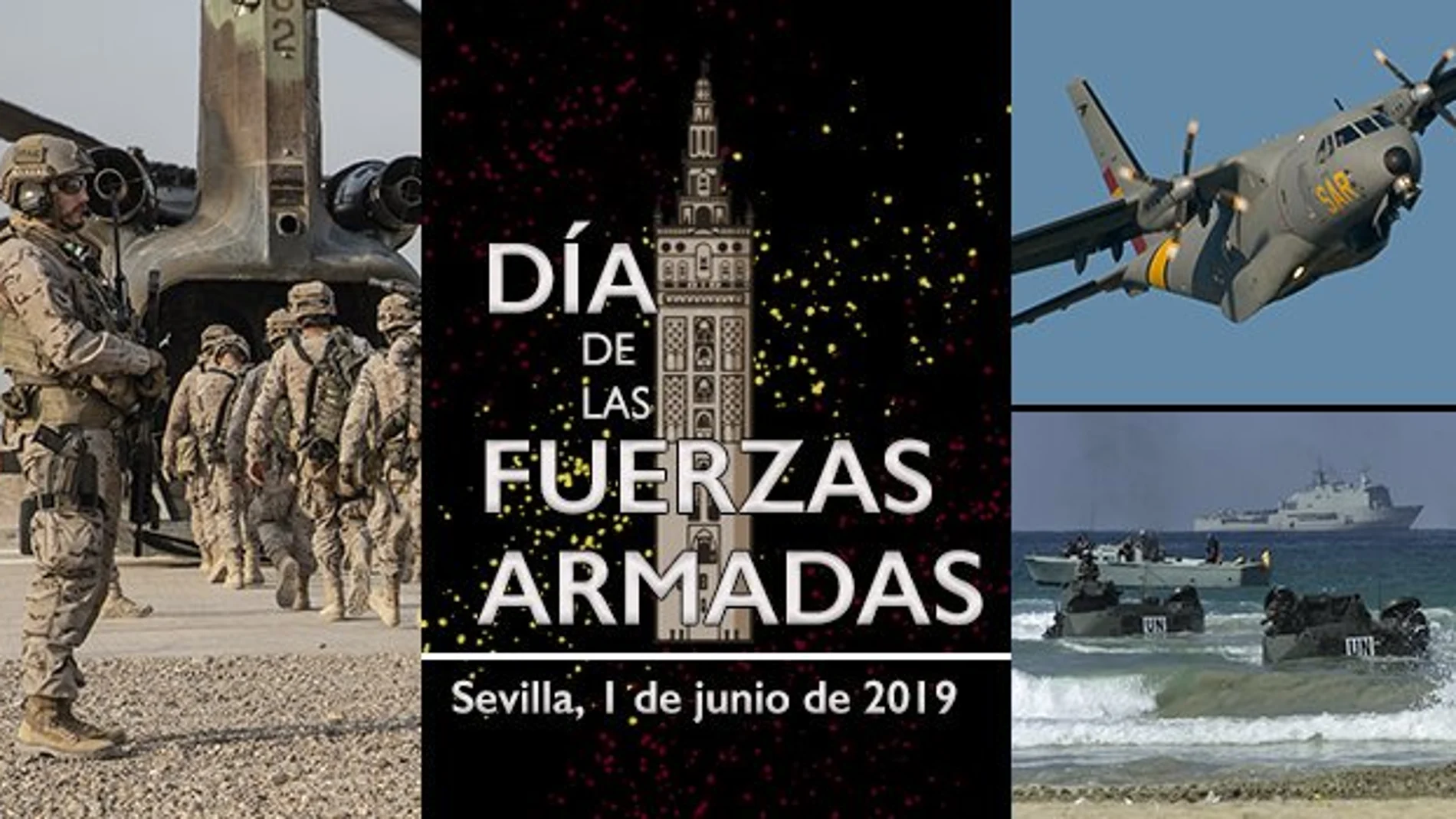 Cartel del Día de las Fuerzas Armadas