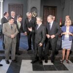 José Antonio Griñán, con los rectores de las diez universidades públicas