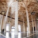 Interior de la Lonja de Valencia, Patrimonio de la Humanidad