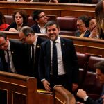 Diputados independentistas suspendidos de su cargo. (Foto: Cipriano Pastrano)