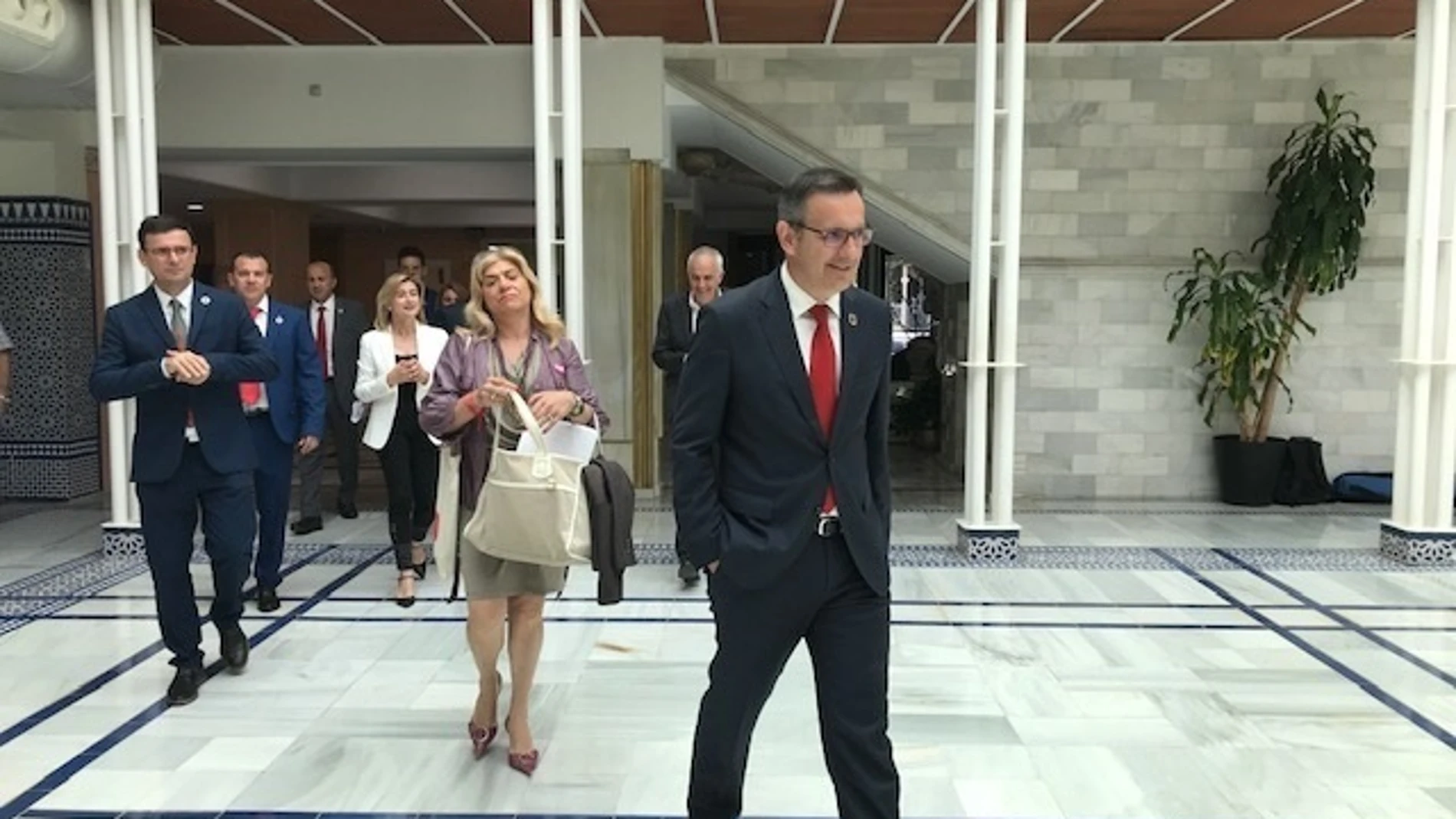 El secretario general del PSOE a nivel regional, Diego Conesa