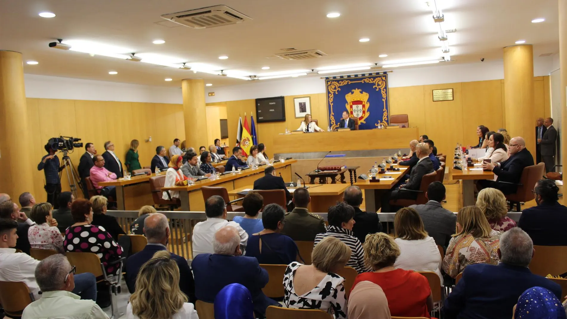 Pleno de constitución del Gobierno de la ciudad autónoma de Ceuta que presidirá el popular Juan Vivas /Foto: La Razón
