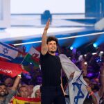 El representante español Miki durante la gran final de Eurovisión / Foto: Efe