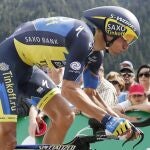 Roman Kreuziger, quinto en el pasado Tour, fue uno de los 16 ciclistas que hoy han abandonado la Vuelta