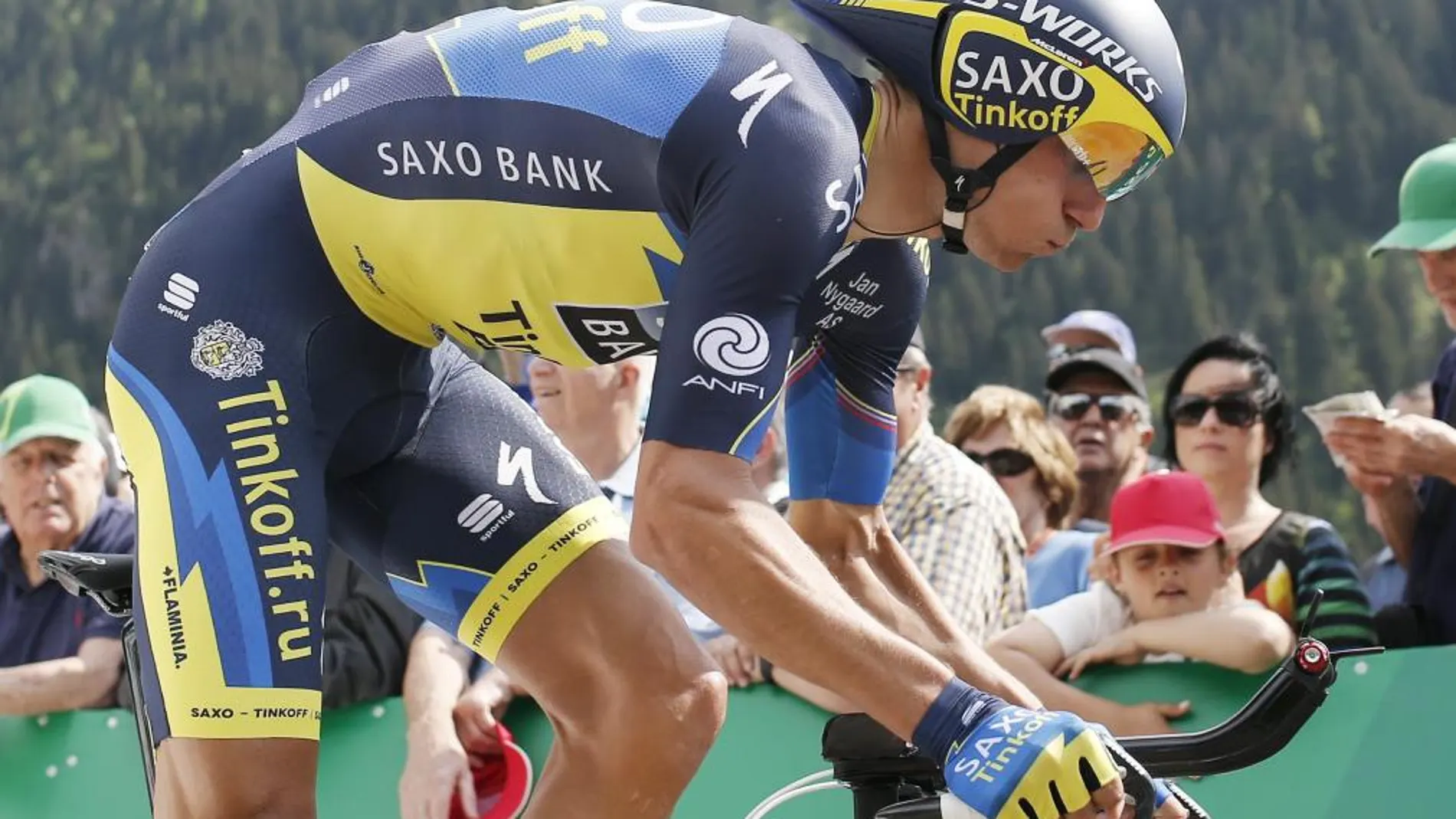 Roman Kreuziger, quinto en el pasado Tour, fue uno de los 16 ciclistas que hoy han abandonado la Vuelta