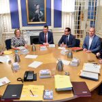 Les Mesa de Les Corts de la décima legislatura se reunió ayer por primera vez