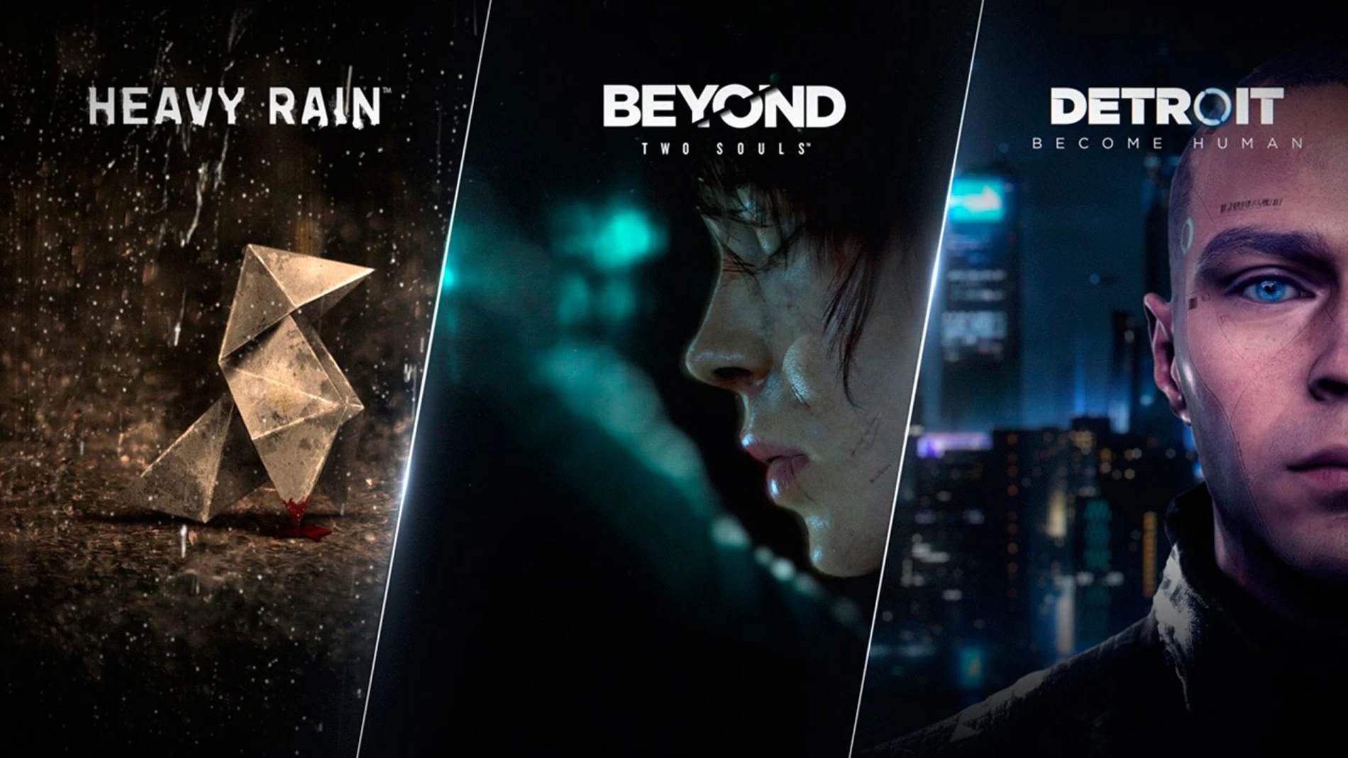 Los tres títulos de Quantic Dream