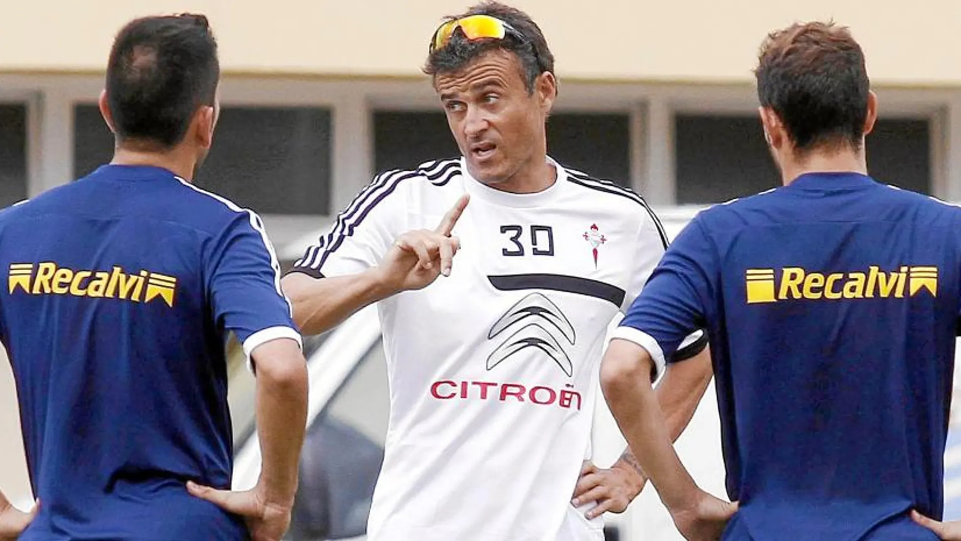 Luis Enrique, de pretemporada en el Celta