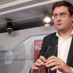 El secretario de Organización del PSOE, Óscar López, ayer