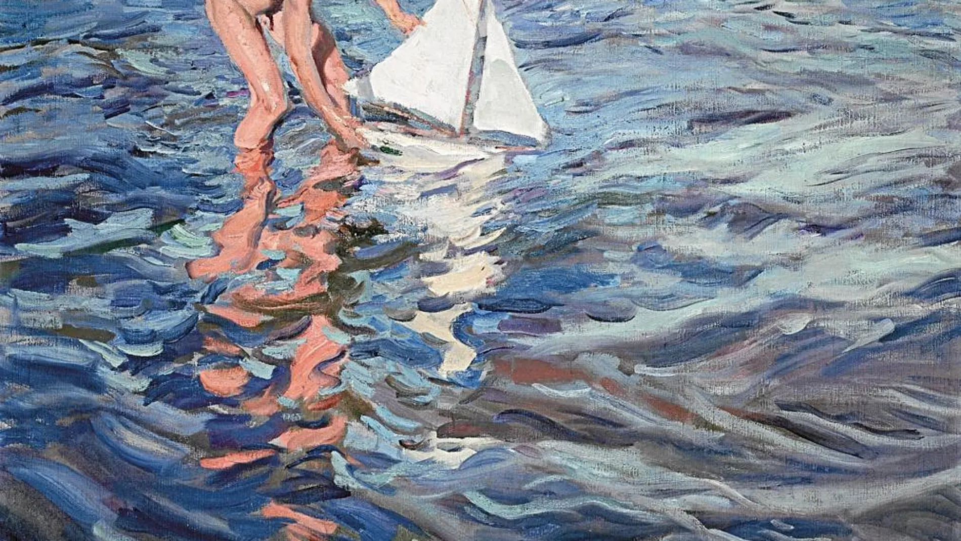 Uno de los cuadros de temática marinera de Joaquín Sorolla.