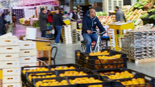 Imagen del mercado de Barcelona Mercabarna