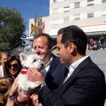 El candidato de Ciudadanos a la Comunidad de Madrid, Ignacio Aguado, a las puertas del Hospital Gregiorio Marañón / Foto: Ep