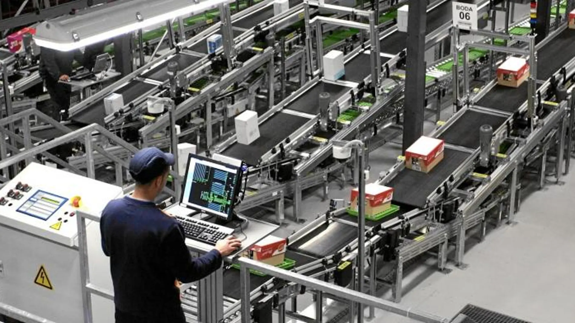 Área logística en un polígono industrial de Castilla y León