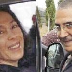 Los etarraras Inés del Río y Juan Manuel Piriz a la salida de la cárcel, la semana pasada