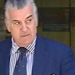 El extesorero del PP, Luis Bárcenas, que ha acudido hoy puntualmente a la Audiencia Nacional